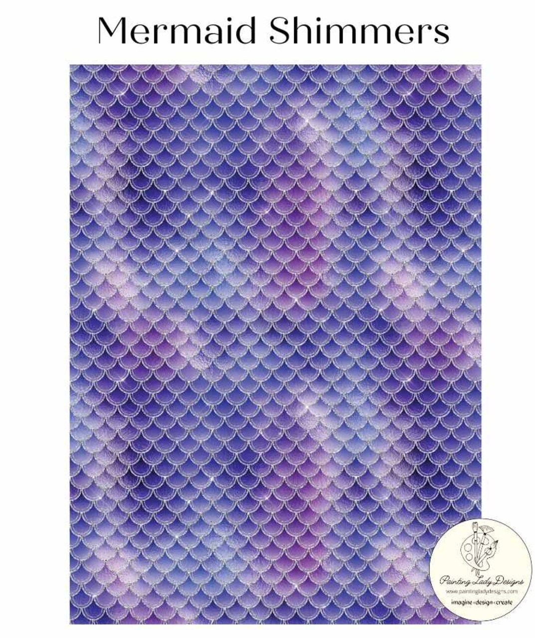 Mermaid Shimmers - Papers for Decoupage and Mixed Media (Medium)